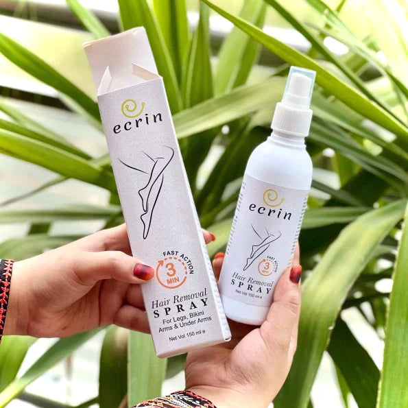 Ecrin Hair Removal Spray 150 ml bottle.